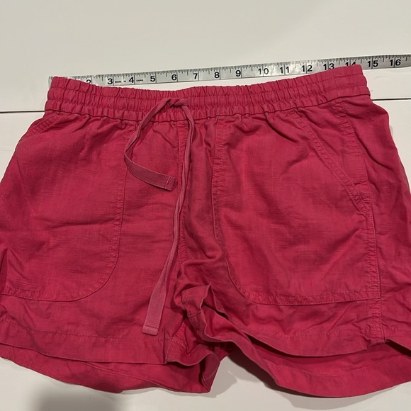 J. Crew Point Sur Seaside Shorts Linen Blend Pink Size XSmall - Picture 6 of 7